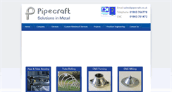 Desktop Screenshot of pipecraft.co.uk